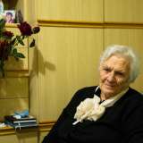 L�87enne barese Caterina Attolico, una delle attuali ereditiere: ha vissuto nella masseria da quando era bambina
